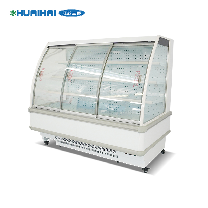 K-半高風幕柜帶玻璃門